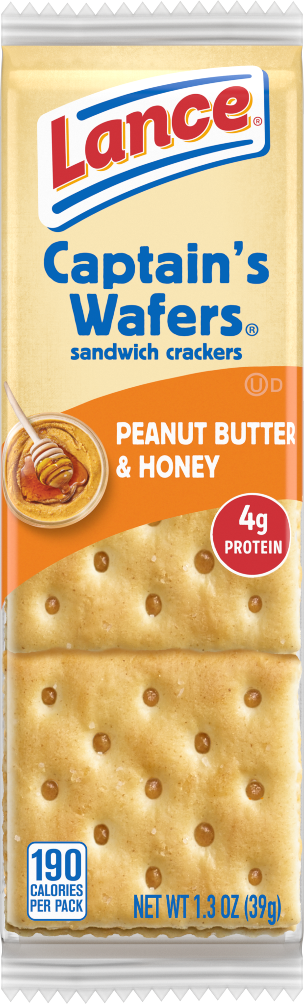 Captain’s Wafers® Peanut Butter and Honey Lance